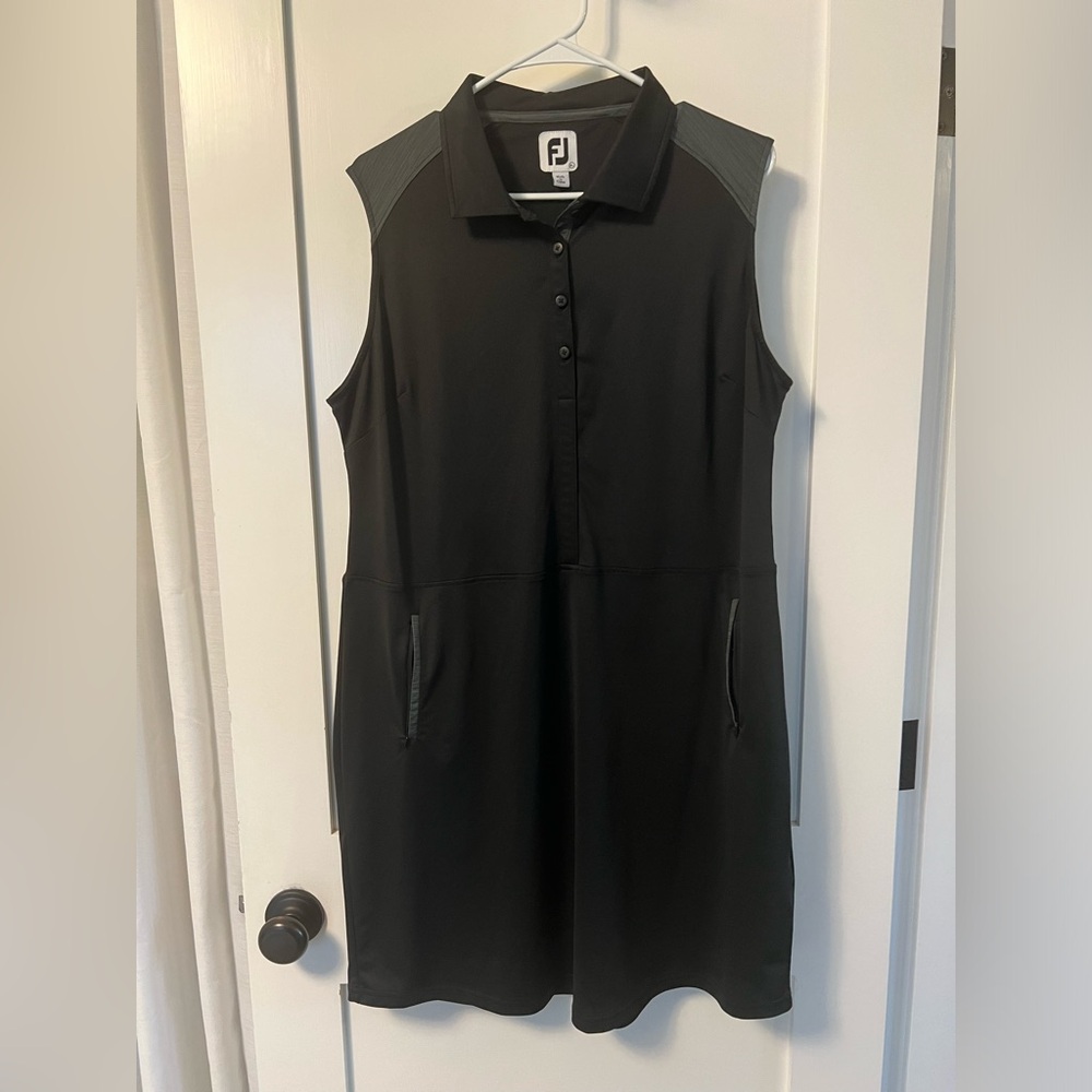 FootJoy Black Golf Dress Size XL Sleeveless
